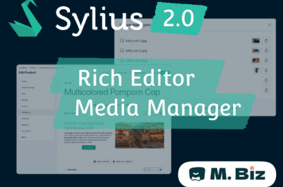 🚀 Nouveaux plugins Sylius 2 : Rich Editor & Media Manager
