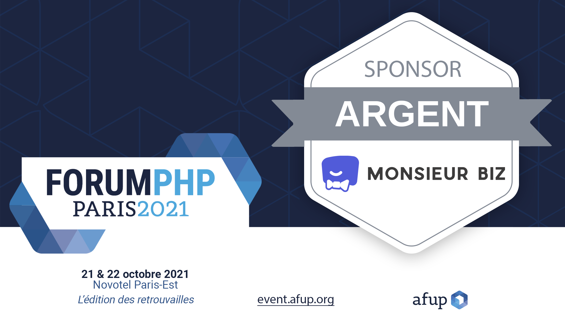 Monsieur Biz sponsor et conférencier du Forum PHP 2021